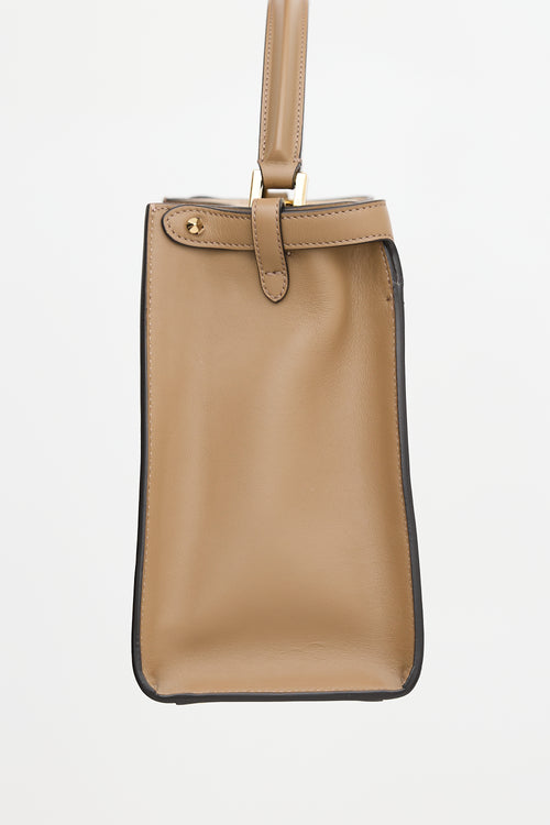 Fendi Leather Medium Peekaboo X-Lite Bag