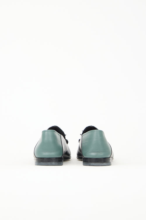 Fendi Leather Monster Loafer