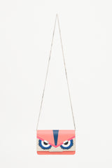 Fendi Leather Monster Wallet On Chain Bag