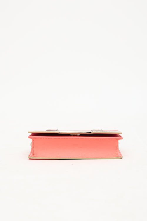 Fendi Leather Monster Wallet On Chain Bag