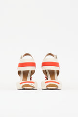 Fendi Leather Studded Polifonia Sandal