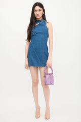 Fendi Leather & Canvas Mon Tresor Bucket Bag