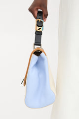 Fendi Leather & Canvas Silvana Bag