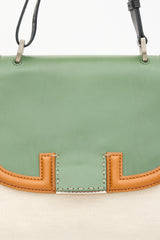 Fendi Leather & Canvas Silvana Bag