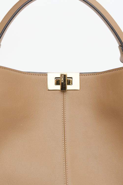 Fendi Leather Medium Peekaboo X-Lite Bag