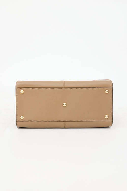 Fendi Leather Medium Peekaboo X-Lite Bag