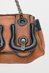 Fendi Leather & Patent B Bag