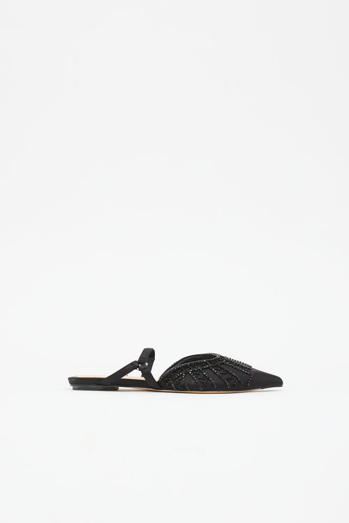 Fendi Mesh Pointed Toe Mule