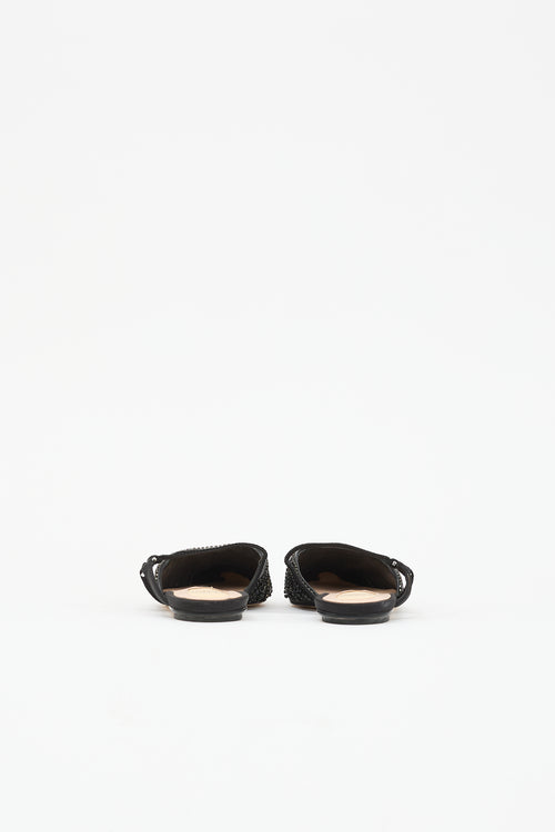 Fendi Mesh Pointed Toe Mule