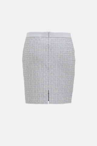 Givenchy Metallic Knit Skirt