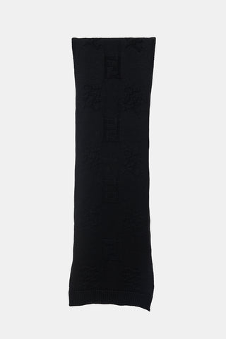 Fendi Wool FF Intarsia Scarf