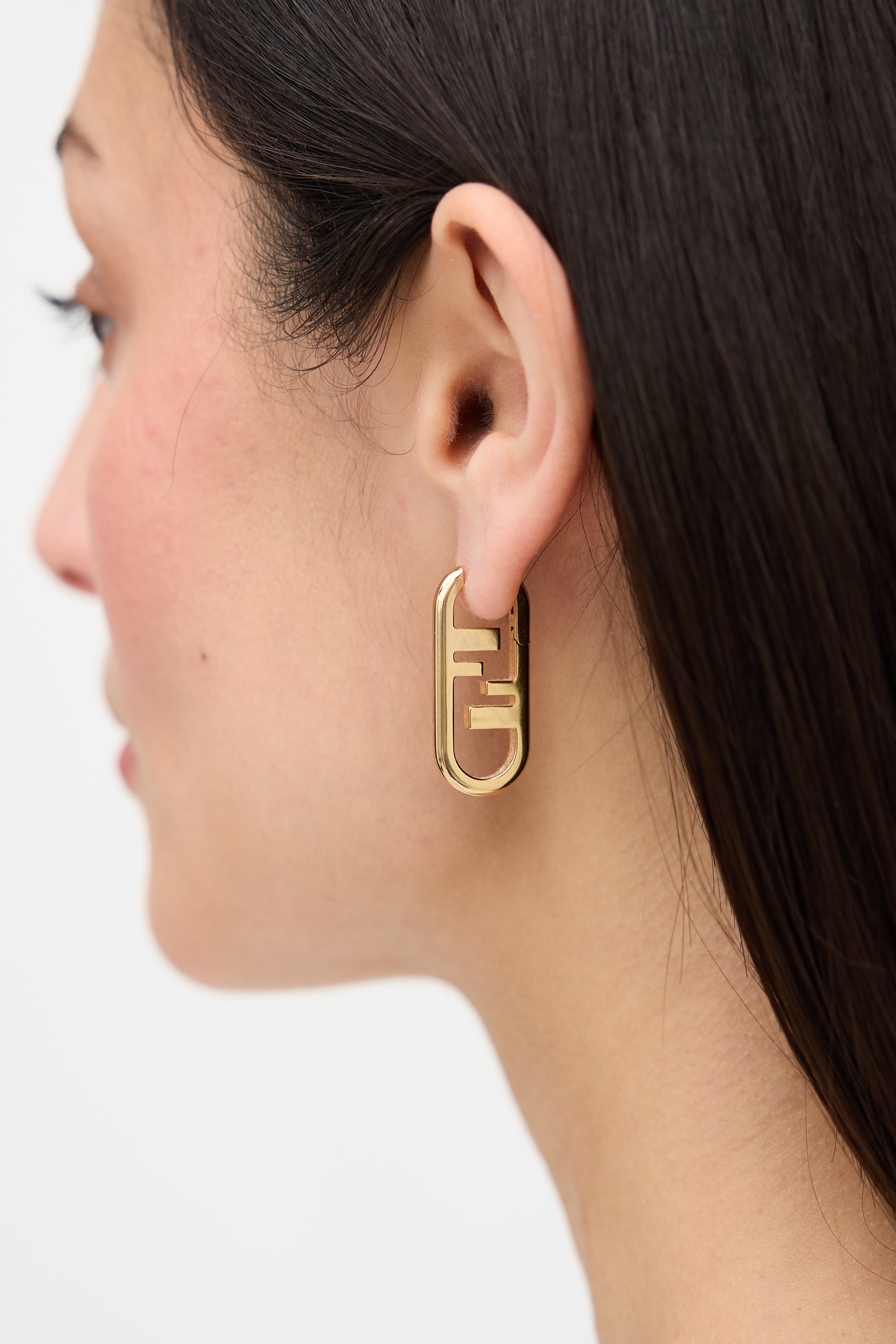 Single Earring Mens Fendi Earrings F Is Fendi Small Hoop Earrings