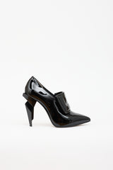 Fendi Patent Fold Over Pump