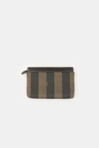 Fendi Vintage Pequin Pouch