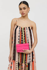 Fendi Leather Tube Wallet On Chain