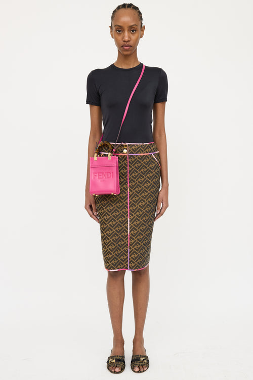 Fendi Sunshine Shopper Mini Bag