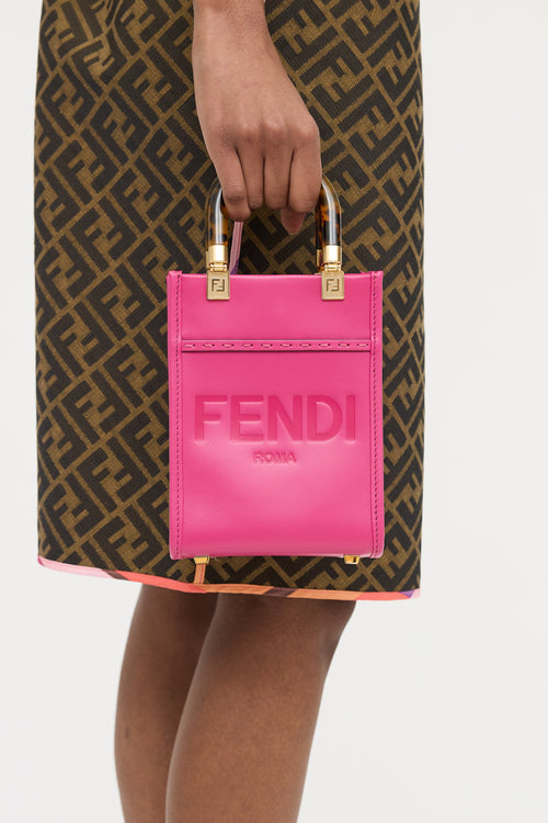 Fendi Sunshine Shopper Mini Bag