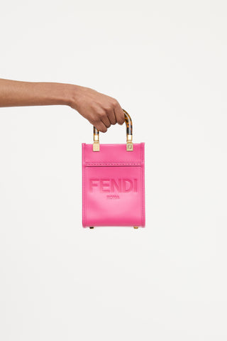 Fendi Sunshine Shopper Mini Bag