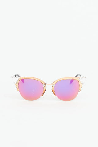 Fendi FF0041/S Round Sunglasses