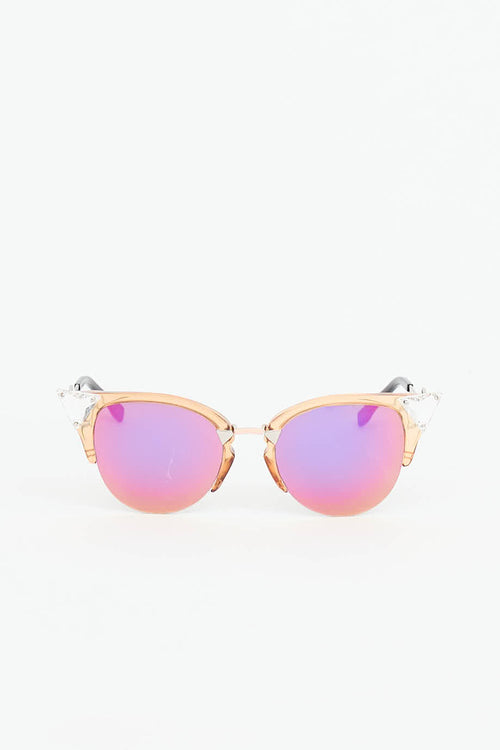 Fendi FF0041/S Round Sunglasses