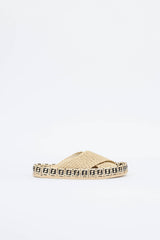 Fendi Raffia 'Forever Fendi' Slide