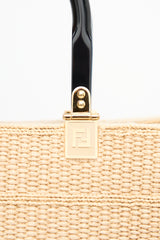 Fendi Raffia Large Sunshine Tote Bag