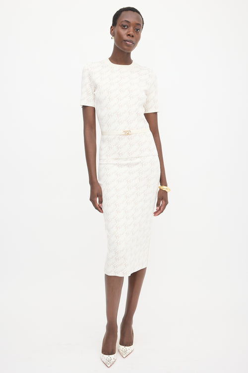 Fendi Reversible Jersey Jacquard Set