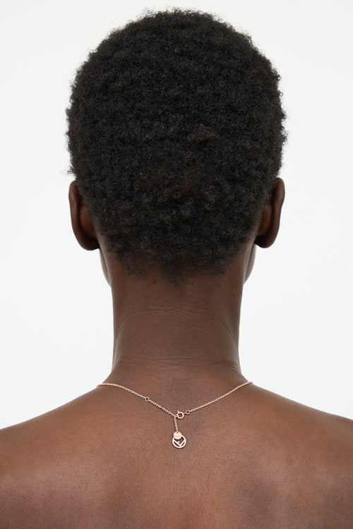 Fendi F is Fendi Logo Motif Necklace