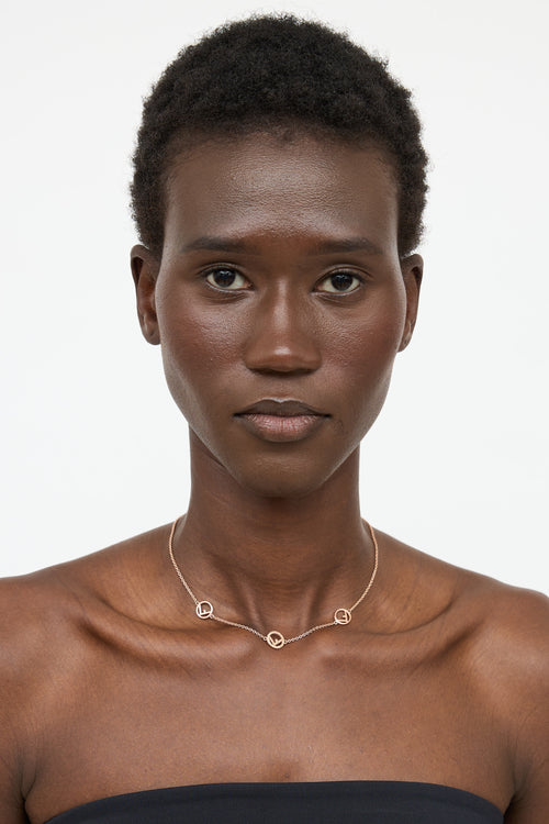 Fendi F is Fendi Logo Motif Necklace