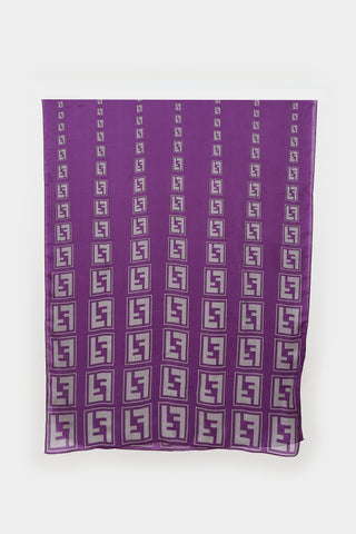 Fendi Silk FF Monogram Scarf