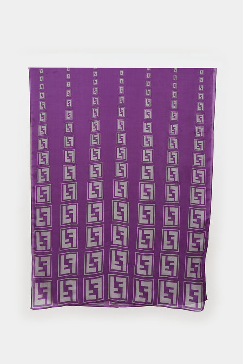 Fendi Silk FF Monogram Scarf