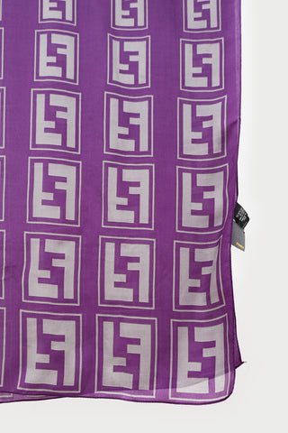 Fendi Silk FF Monogram Scarf