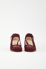 Fendi Suede Cutout Heel