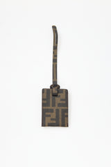 Fendi Leather FF Bag Tag