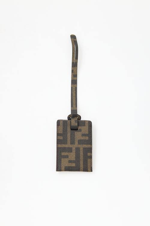 Fendi Leather FF Bag Tag