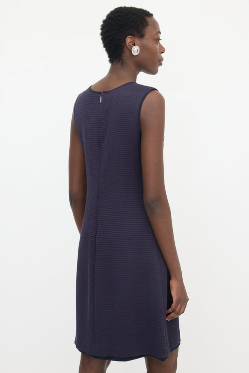Fendi Textured Sleeveless Midi Dress