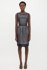 Fendi Textured Organza A-Line Dress