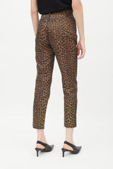 Fendi Vintage Brown Printed Jeans