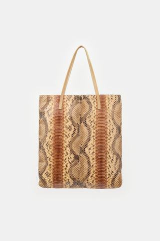 Fendi Vintage Leather Tote Bag
