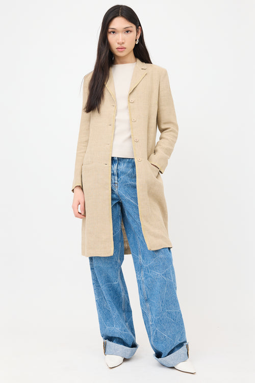 Fendi Vintage Linen Coat