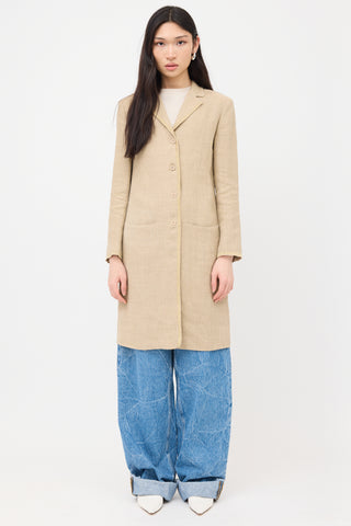 Fendi Vintage Linen Coat