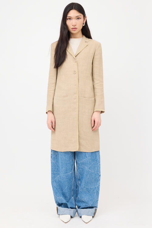 Fendi Vintage Linen Coat