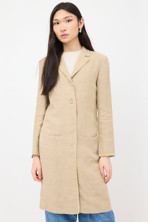 Fendi Vintage Linen Coat