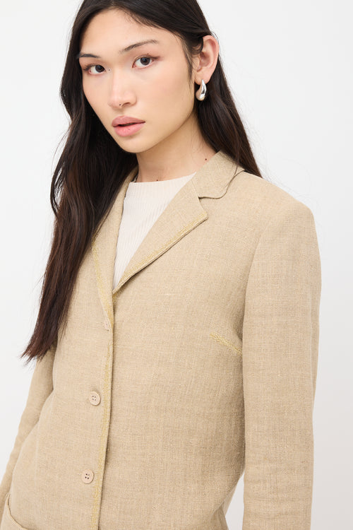 Fendi Vintage Linen Coat