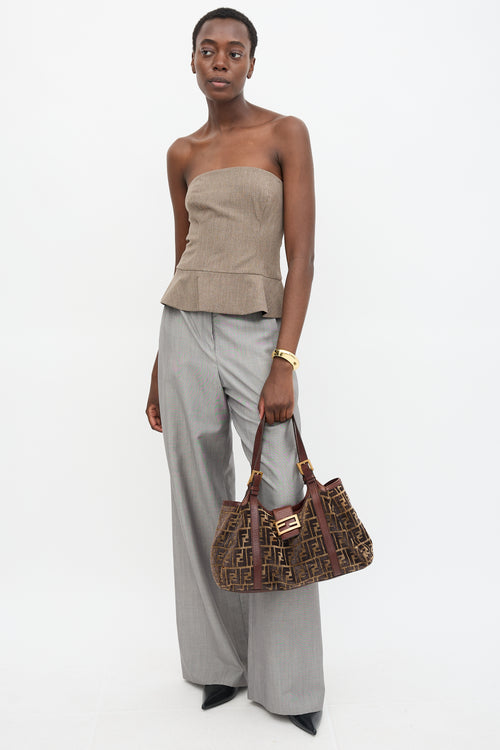 Fendi Vintage Zucca Tote Bag