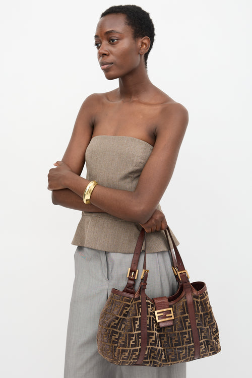 Fendi Vintage Zucca Tote Bag