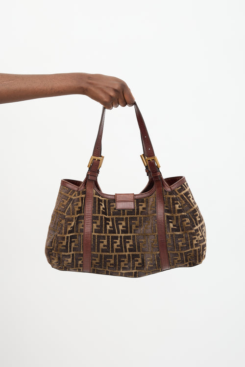 Fendi Vintage Zucca Tote Bag