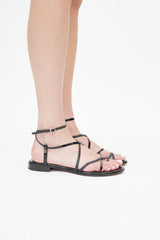 Fendi Vintage Black Strappy Sandal