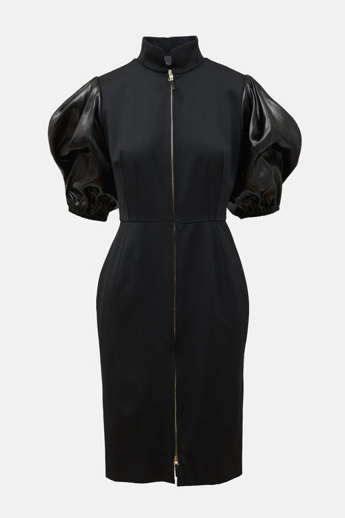 Fendi Vintage Zip Midi Dress
