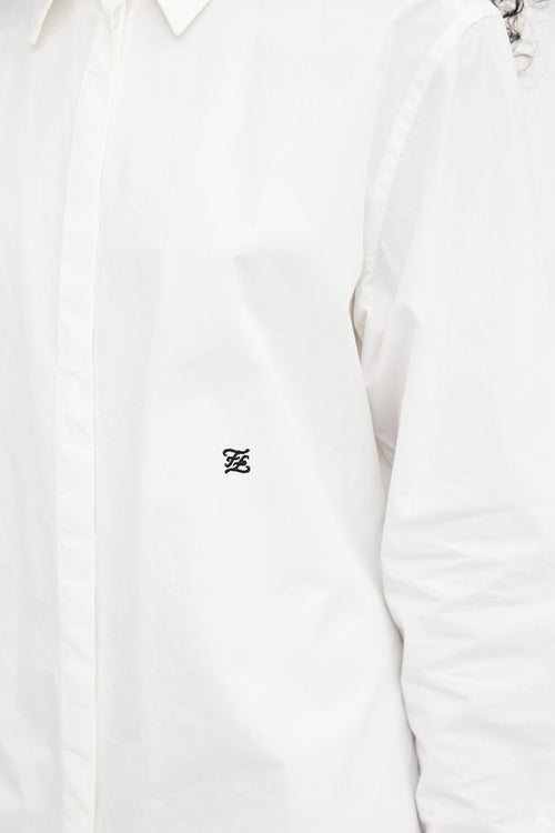 Fendi White Monogram Shirt